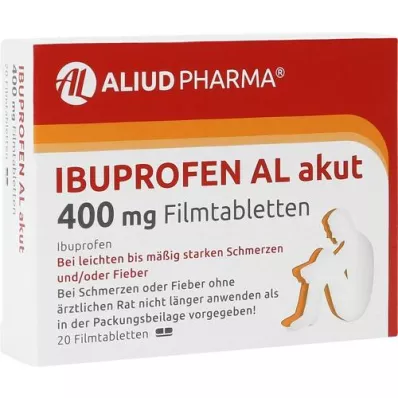 IBUPROFEN AL acute 400 mg filmom obložene tablete, 20 kom