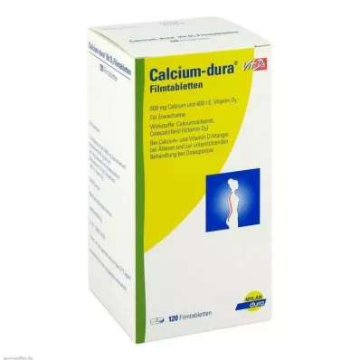 CALCIUM DURA Vit D3 filmom obložene tablete, 120 kom CALCIUM DURA Vit D3 filmom obložene tablete, 120 kom