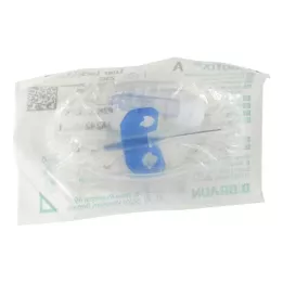 VENOFIX Venepunkcijski nalog 23 G 0,65 mm plavi, 1 kom