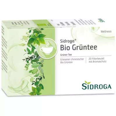 SIDROGA Wellness filter vrećice zelenog čaja, 20X1,7 g