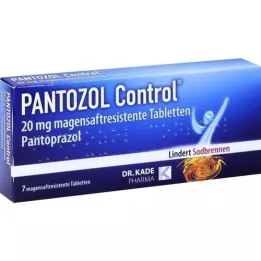 PANTOZOL Control 20 mg tablete želučanog soka, 7 kom