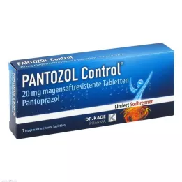 PANTOZOL Control 20 mg tablete želučanog soka, 7 kom