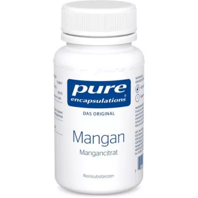 PURE ENCAPSULATIONS Mangan mangan citrat kapsule, 60 kom