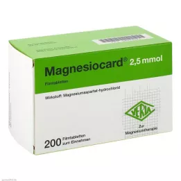 MAGNESIOCARD 2,5 mmol filmom obložene tablete, 200 kom