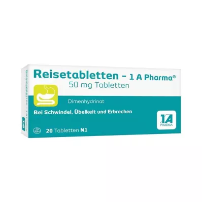 REISETABLETTEN-1A Pharma, 20 kom