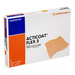 ACTICOAT Flex 3 zavoj 5x5 cm, 5 kom