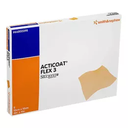 ACTICOAT Flex 3 zavoj 10x10 cm, 5 kom