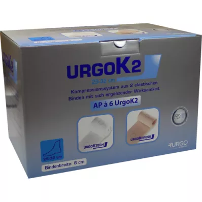 URGOK2 Kompresijski sustav 8cm opseg gležnja 25-32cm, 6 kom