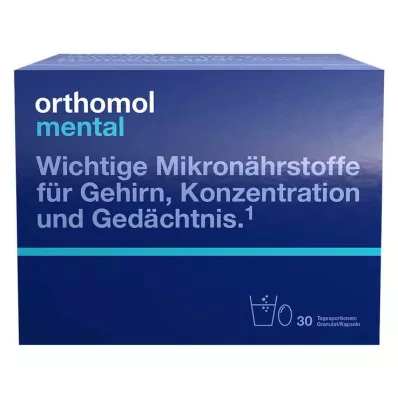 ORTHOMOL mentalne granule/kapsule 30 dana kombinacija, 30 kom