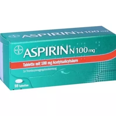 ASPIRIN N 100 mg tablete, 98 kom