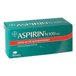 ASPIRIN N 100 mg tablete, 98 kom