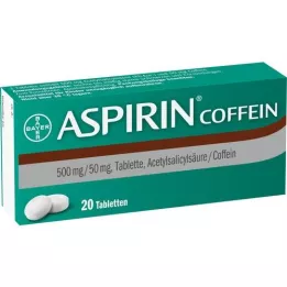 ASPIRIN Kofeinske tablete, 20 kom