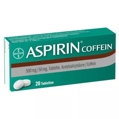 ASPIRIN Kofeinske tablete, 20 kom