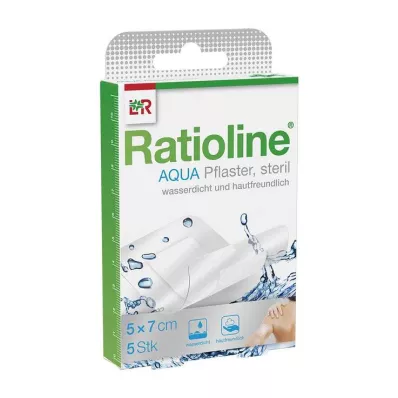 RATIOLINE aqua flaster za tuširanje Plus 5x7 cm sterilni, 5 kom RATIOLINE aqua flaster za tuširanje Plus 5x7 cm sterilni, 5 kom