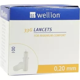 WELLION Lancete 33 G, 100 kom