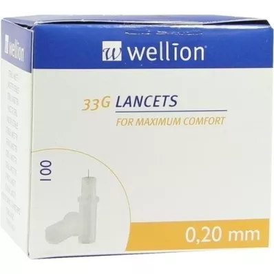 WELLION Lancete 33 G, 100 kom