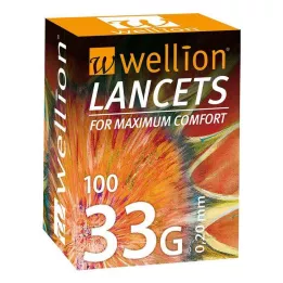 WELLION Lancete 33 G, 100 kom