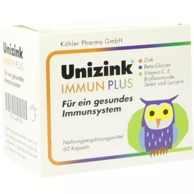 UNIZINK Immune Plus kapsule, 1x60 kom