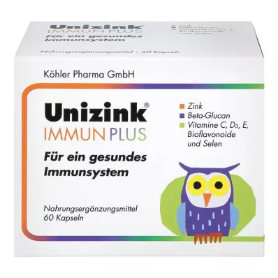 UNIZINK Immune Plus kapsule, 1x60 kom