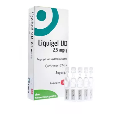 LIQUIGEL UD 2,5mg/g gel za oči u jednodoznom spremniku, 30X0,5 g