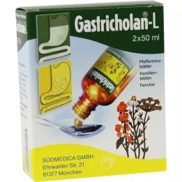 GASTRICHOLAN-L oralna tekućina, 2X50 ml