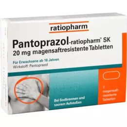 PANTOPRAZOL-ratiopharm SK 20 mg tableta želučanog soka, 7 kom