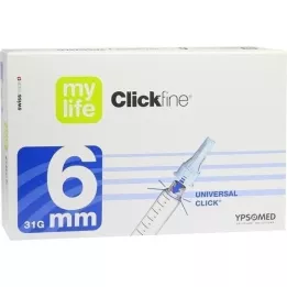 MYLIFE Clickfine pen igle 6 mm 31 G, 100 komada