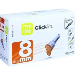 MYLIFE Clickfine pen igle 8 mm, 100 kom