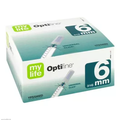 MYLIFE Optifine pen igle 6 mm, 100 komada