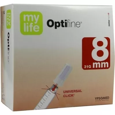 MYLIFE Optifine pen igle 8 mm, 100 komada