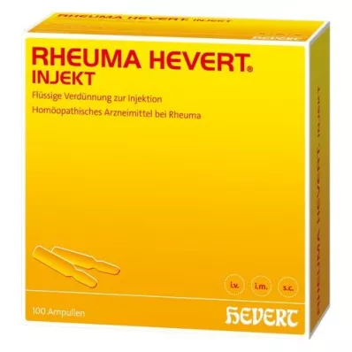 RHEUMA HEVERT Ubrizgavanje ampula, 100x2 ml