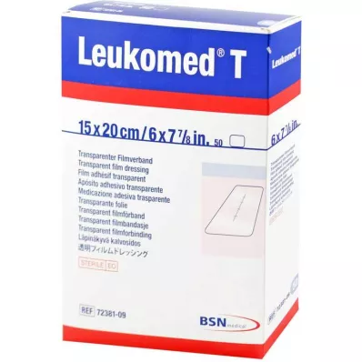 Leukomed transp.sterilni flasteri 15x20 cm, 50 kom