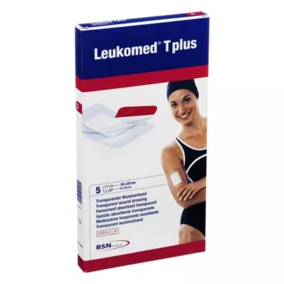 Leukomed transp.plus sterilni flasteri 10x20 cm, 5 kom
