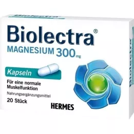 BIOLECTRA Magnezij 300 mg kapsula, 20 sati