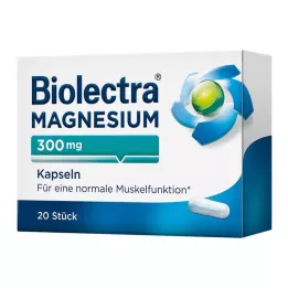 BIOLECTRA Magnezij 300 mg kapsula, 20 sati