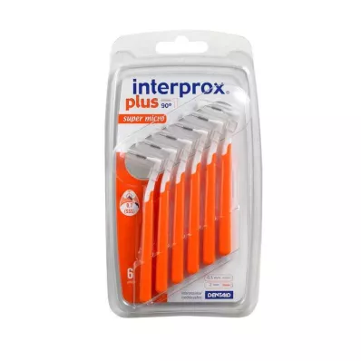 INTERPROX plus super micro orange interdentalne tablete, 6 kom