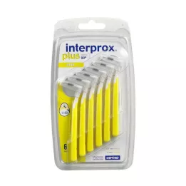 INTERPROX plus mini žuta interdentalna četkica, 6 komada