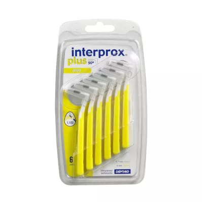 INTERPROX plus mini žuta interdentalna četkica, 6 komada INTERPROX plus mini žuta interdentalna četkica, 6 komada