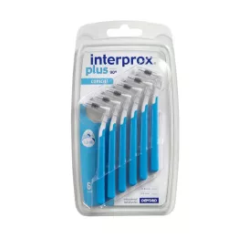 INTERPROX plus konusna plava interdentalna četkica, 6 komada