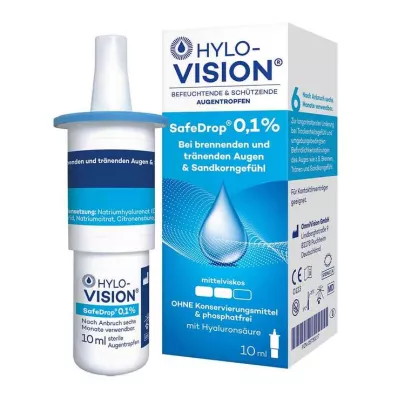 HYLO-VISION SafeDrop 0,1% kapi za oči, 10 ml HYLO-VISION SafeDrop 0,1% kapi za oči, 10 ml