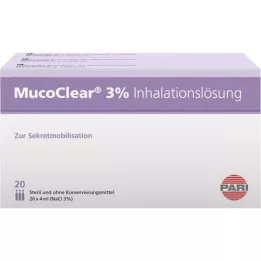 MUCOCLEAR 3% otopina NaCl za inhalaciju, 60X4 ml