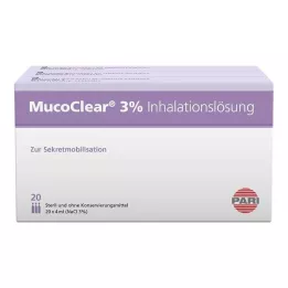 MUCOCLEAR 3% otopina NaCl za inhalaciju, 60X4 ml