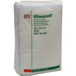 VLIWAZELL Sukcijske komprese nesterilne 15x25 cm, 25 kom