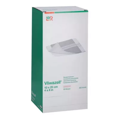 VLIWAZELL Sukcijske komprese sterilne 10x20 cm, 30 kom