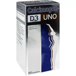 CALCIMAGON D3 Uno tablete za žvakanje, 90 kom