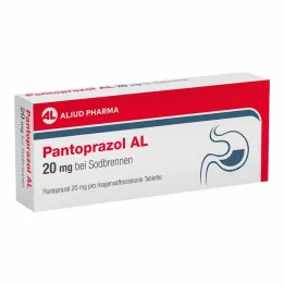 PANTOPRAZOL AL 20 mg sa sodbr.želučanim sokom tableta, 7 kom