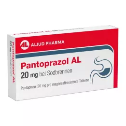 PANTOPRAZOL AL 20 mg sa sodbr.želučanim sokom tableta, 14 kom