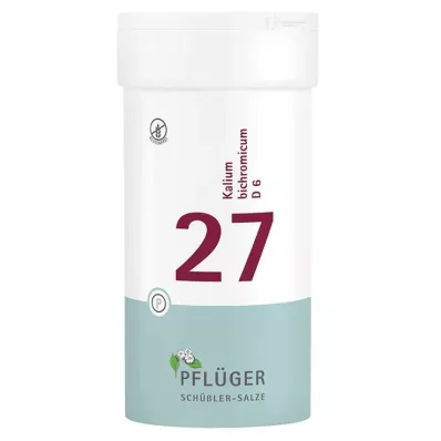 Biokemija Pflueger 27 Kalium bichromicum D 6 tableta, 400 kom Biokemija Pflueger 27 Kalium bichromicum D 6 tableta, 400 kom