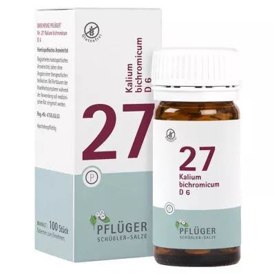 Biokemija Pflueger 27 Kalium bichromicum D 6 tableta, 100 kom