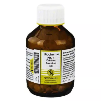 BIOCHEMIE 1 Calcium fluoratum D 6 tableta, 400 kom BIOCHEMIE 1 Calcium fluoratum D 6 tableta, 400 kom